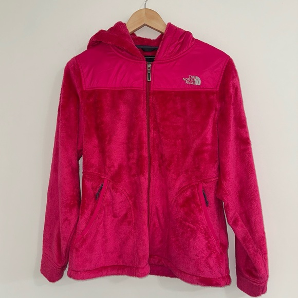 The North Face Sweaters - The North Face Oso Hoodie Osito Silken Fleece Full Zip Jacket Sweater Sz M